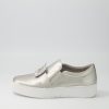 Shoes DJANGO & JULIETTE | Lafayette Argento Leather Sneakers Ws