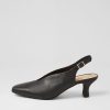 Shoes DJANGO & JULIETTE | Congon Black Leather Heels