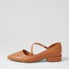 Shoes DJANGO & JULIETTE | Endre Dark Tan Leather Mary Janes