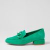 Shoes DJANGO & JULIETTE | Vivek Light Emerald Suede Heels