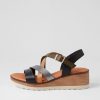 Shoes DIANA FERRARI | Jennifers Black Multi Sandals