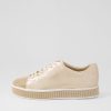 Shoes TOP END | Purity Nude Shimmer Leather Jewels Sneakers