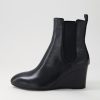 Shoes TOP END | Mimer Black Leather Chelsea Boots