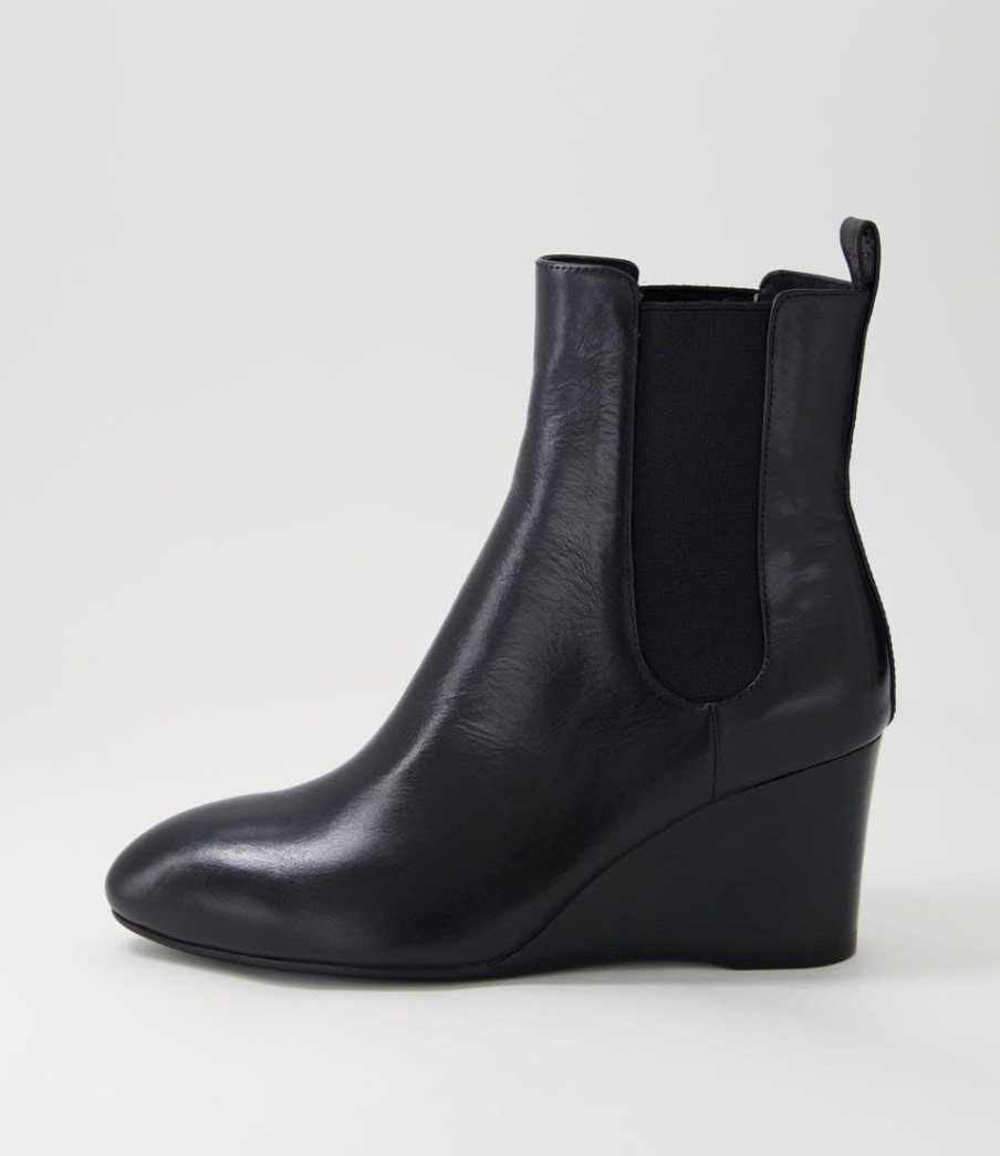 Shoes TOP END | Mimer Black Leather Chelsea Boots