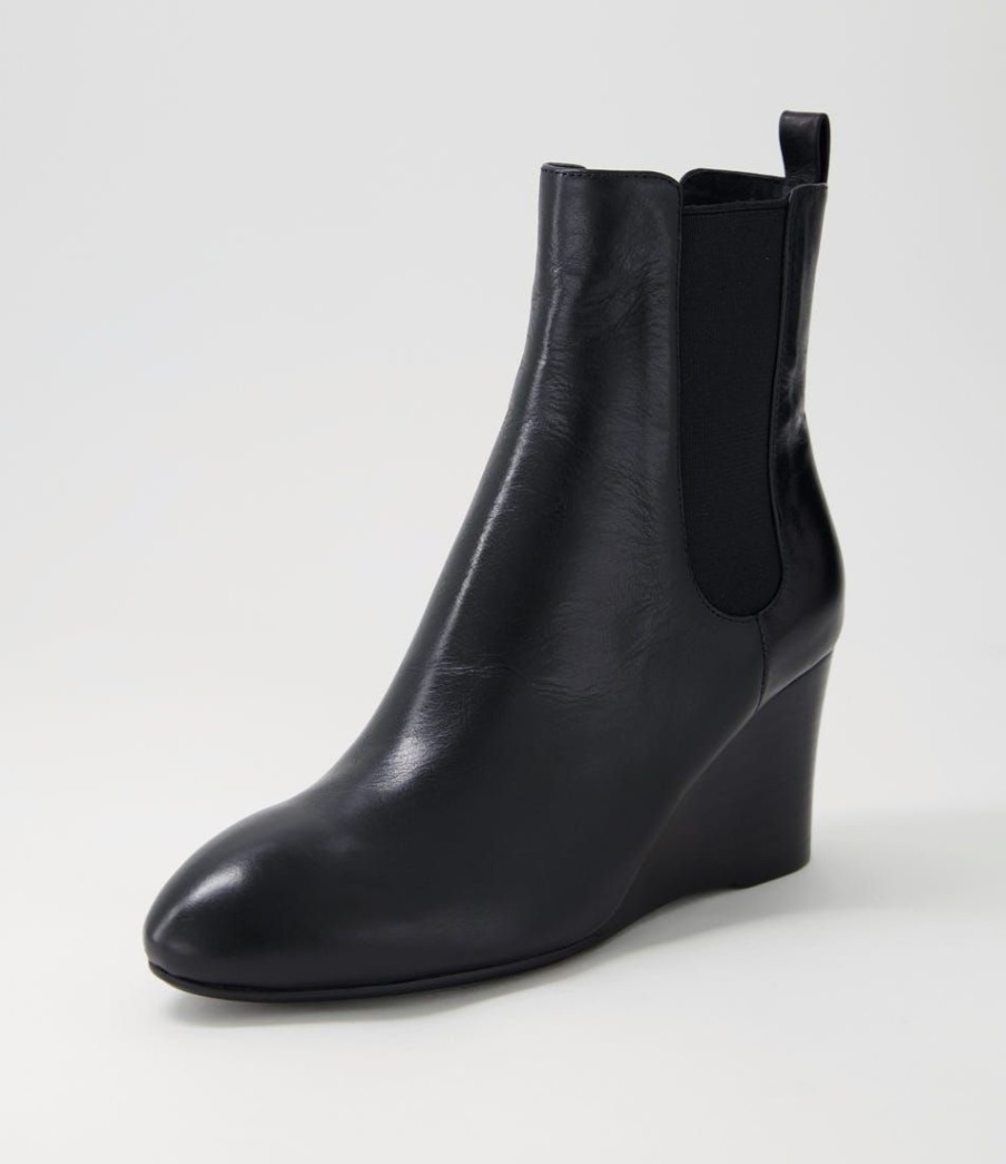 Shoes TOP END | Mimer Black Leather Chelsea Boots