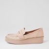 Shoes ZIERA | Zulie W Nude Leather Loafers