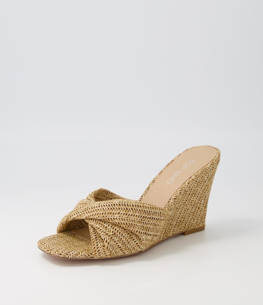 Shoes TOP END | Katia Natural Syn Raffia Mules