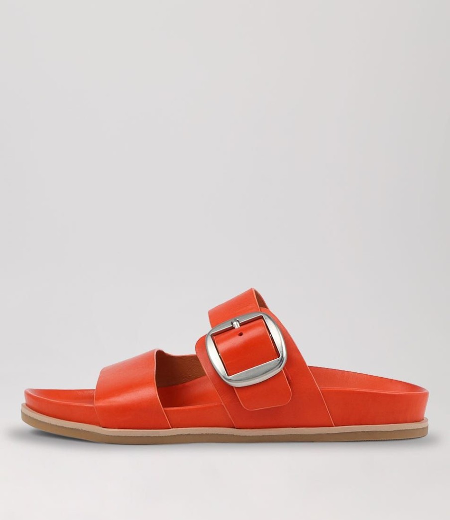 Shoes EOS | Carafe Flame Tree Leather Slides