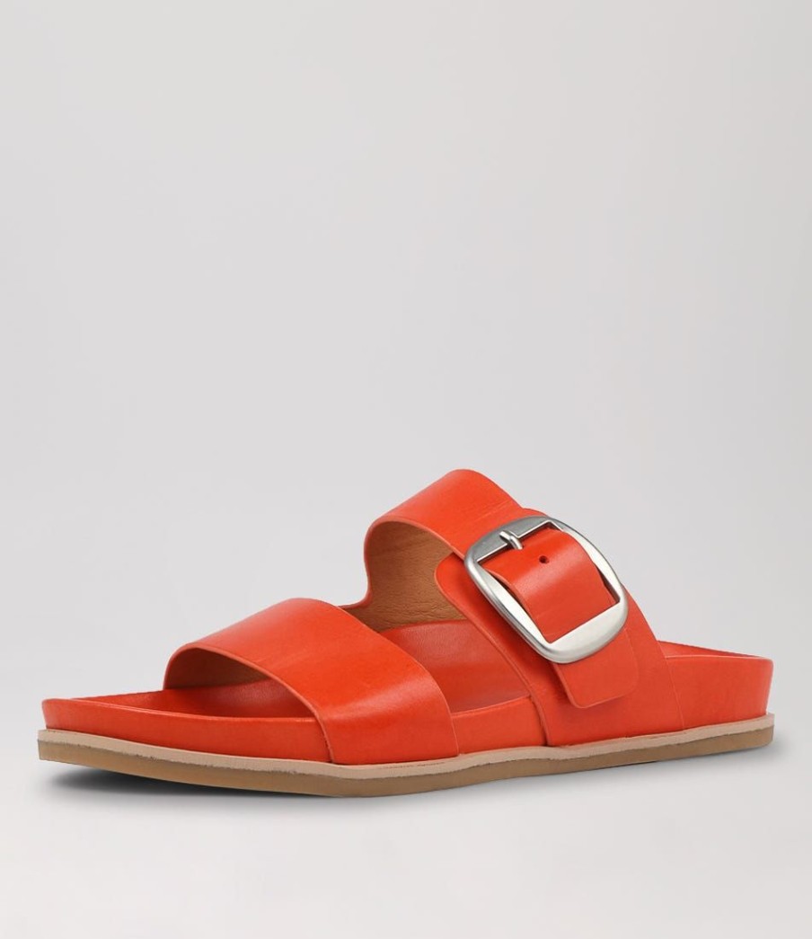 Shoes EOS | Carafe Flame Tree Leather Slides