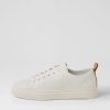 Shoes DIANA FERRARI | Abigails White Tan Tumble Leather Sneakers