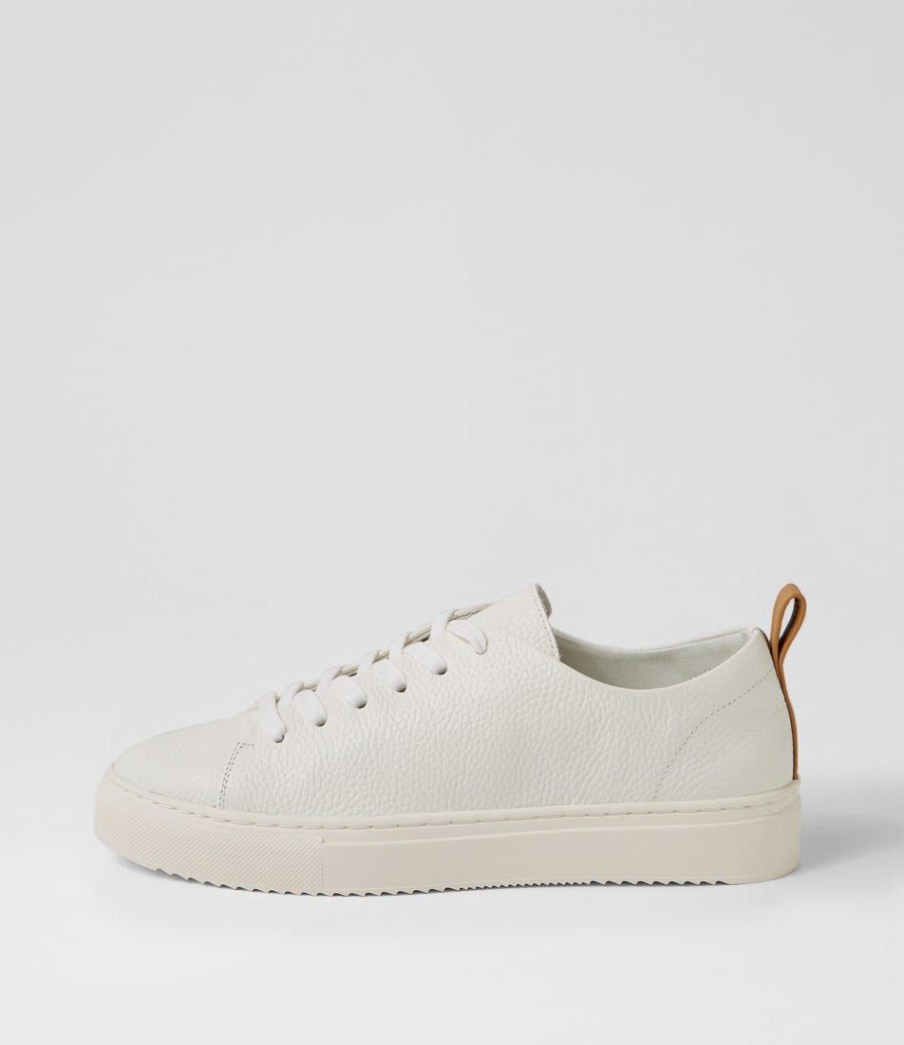 Shoes DIANA FERRARI | Abigails White Tan Tumble Leather Sneakers