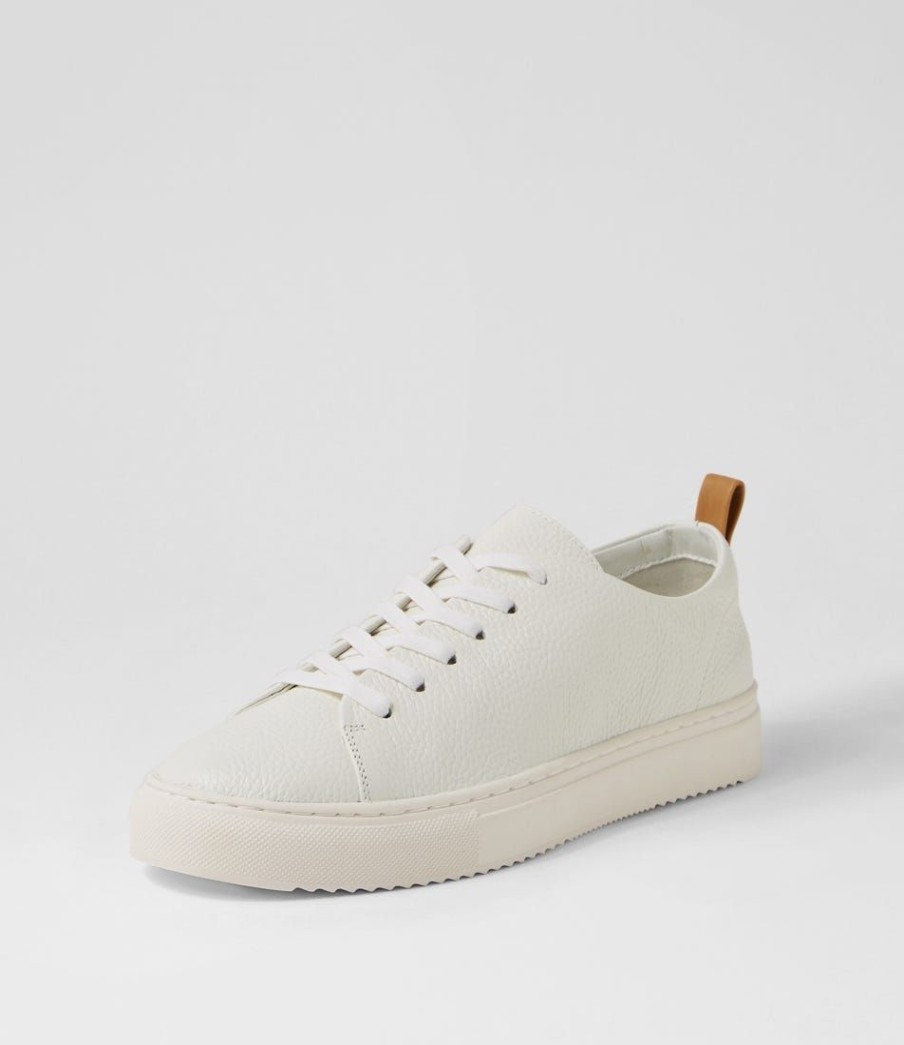 Shoes DIANA FERRARI | Abigails White Tan Tumble Leather Sneakers