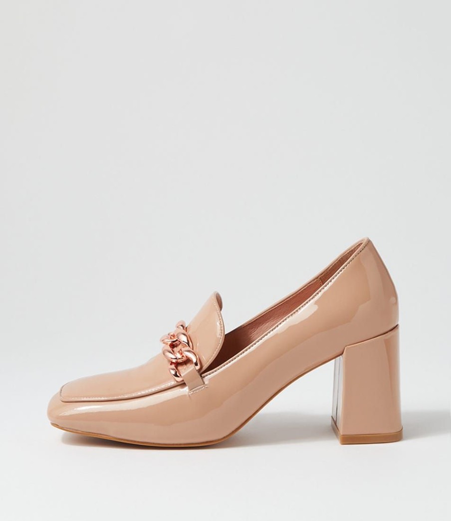 Shoes MOLLINI | Tulsa Nude Patent Leather Heels