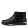 Shoes ZIERA | Arianah W Black Leather Ankle Boots Bs