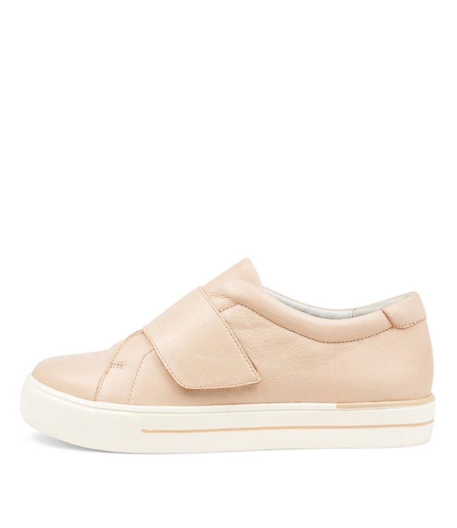 Shoes ZIERA | Alyces W Pale Pink Leather Sneakers