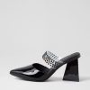 Shoes DJANGO & JULIETTE | Hallams Black Patent Leather Heels