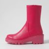 Shoes DJANGO & JULIETTE | Urina Fuchsia Stretch Ankle Boots