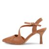 Shoes TOP END | Lukka Tan Leather Heels