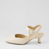 Shoes ZIERA | Orella Xw Cream Leather Heels