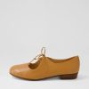 Shoes DJANGO & JULIETTE | Dexta Dark Tan Leather Flat Shoes