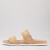 Shoes DJANGO & JULIETTE | Dainton Natural Fabric Slides