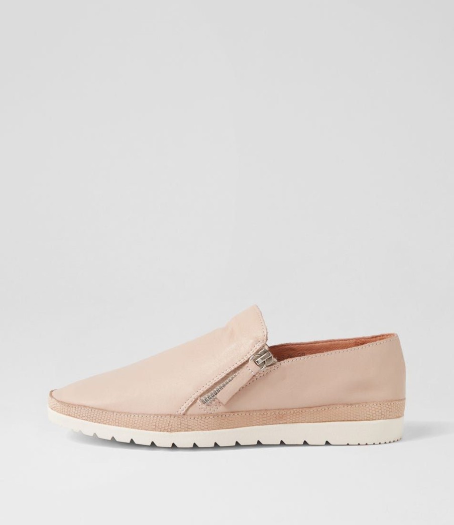 Shoes DIANA FERRARI | Ashli Nude Leather Lizard Flat Shoes