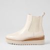 Shoes TOP END | Ullons Vanilla Box Leather Elastic Chelsea Boots