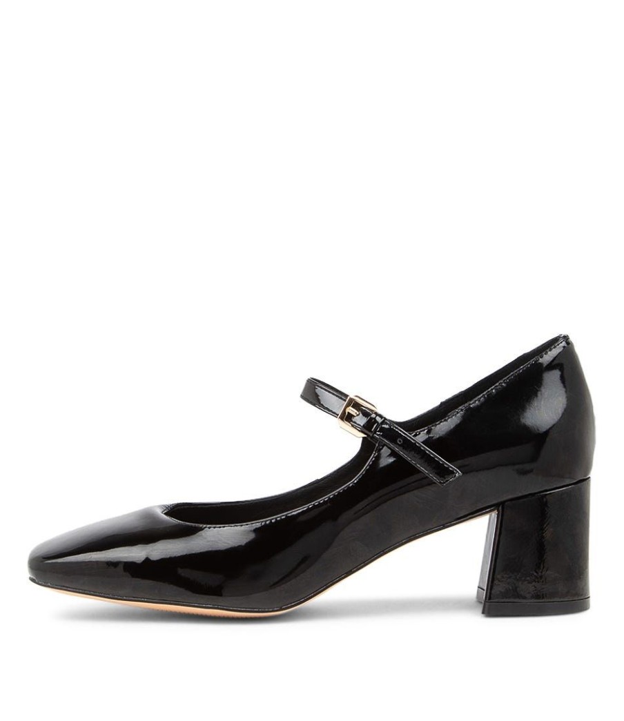 Shoes DIANA FERRARI | Cartia Black Patent Leather Mary Jane Heels