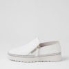 Shoes DIANA FERRARI | Ashlina White Leather Flat Shoes