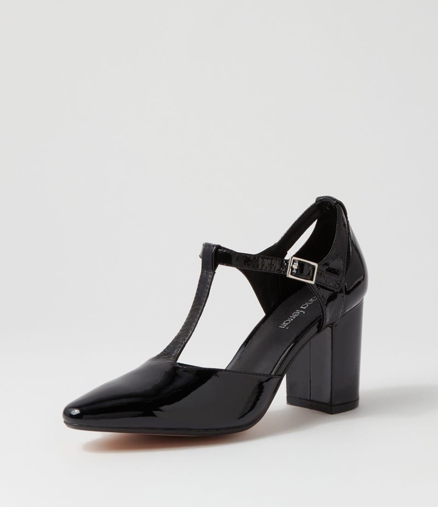 Shoes DIANA FERRARI | Silvia Black Patent Leather Heels