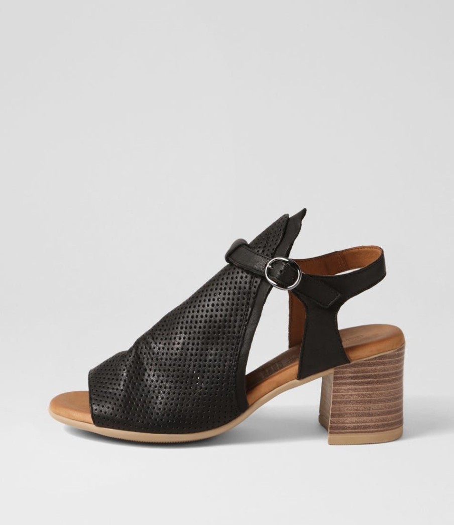 Shoes DIANA FERRARI | Wianda Black Leather Sandals