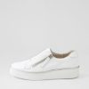 Shoes ZIERA | Zikta W White Leather Sneakers