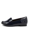 Shoes ZIERA | Cedar Xf Navy Patent Leather Loafers