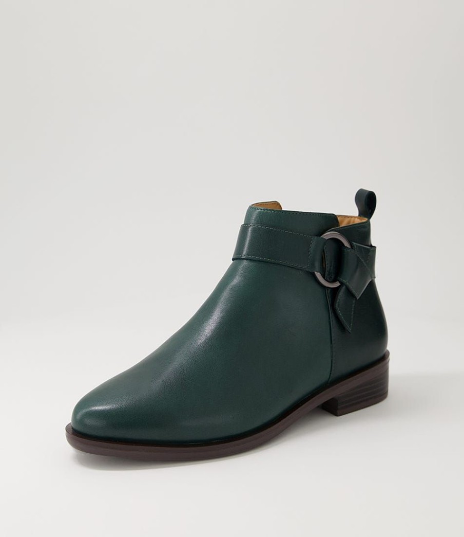 Shoes ZIERA | Simonte Xf Forest Leather Ankle Boots