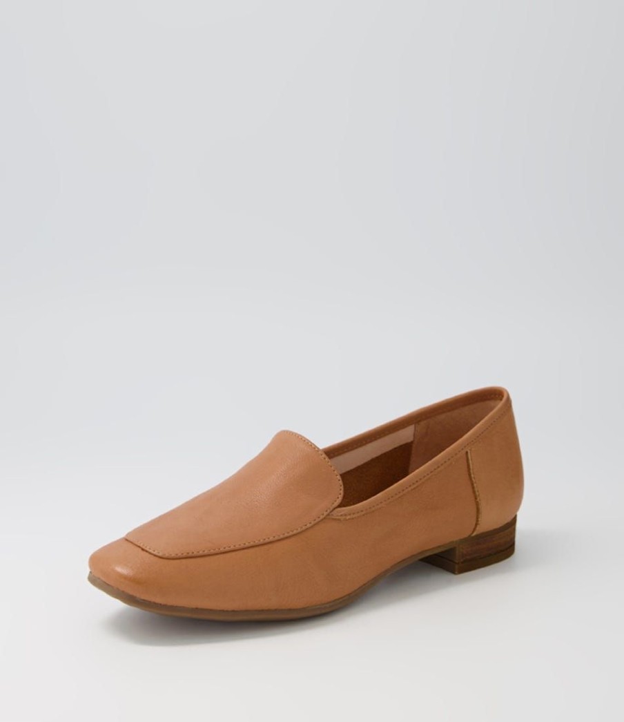 Shoes DIANA FERRARI | Temimie Dark Tan Leather Flat Shoes