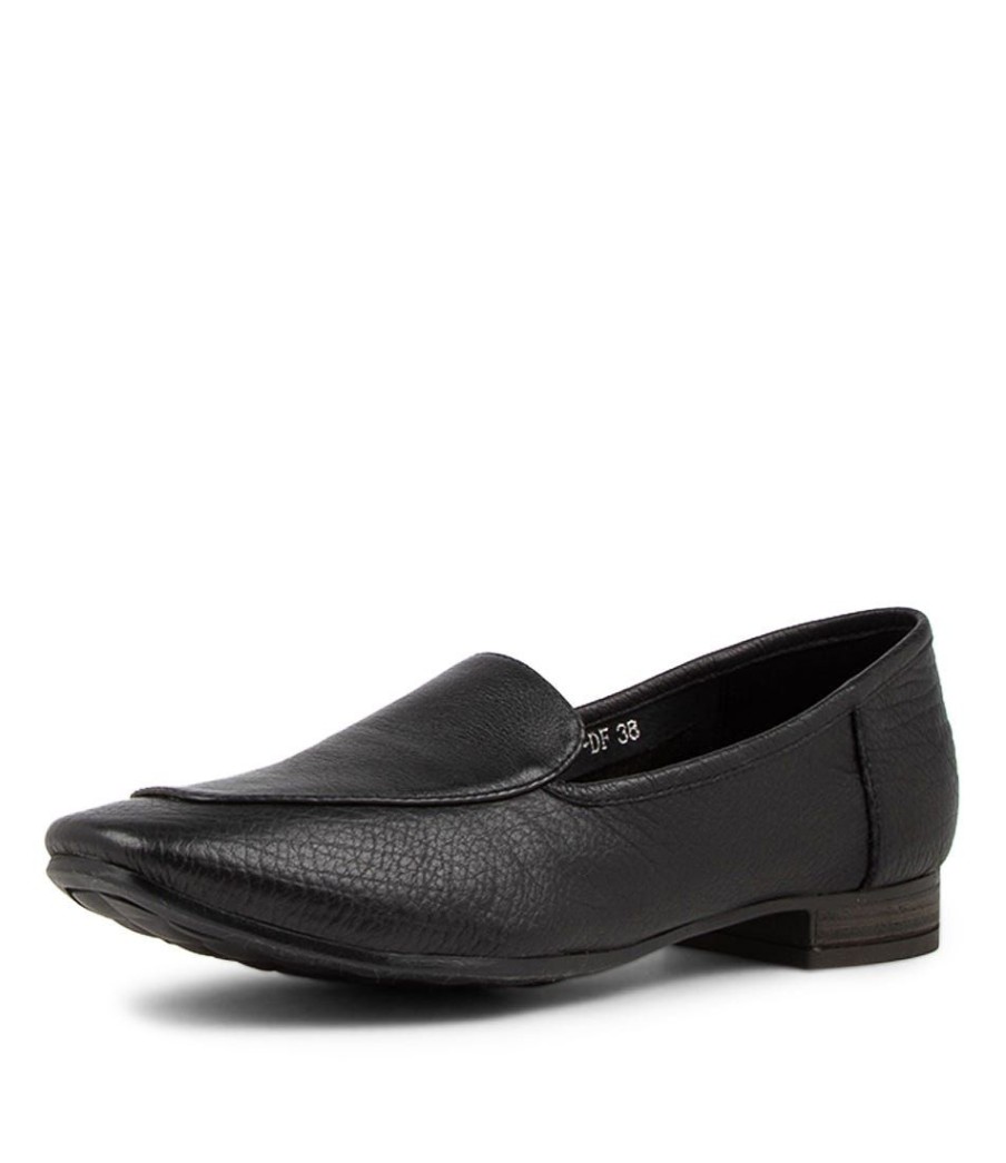 Shoes DIANA FERRARI | Temimie Black Leather Loafers