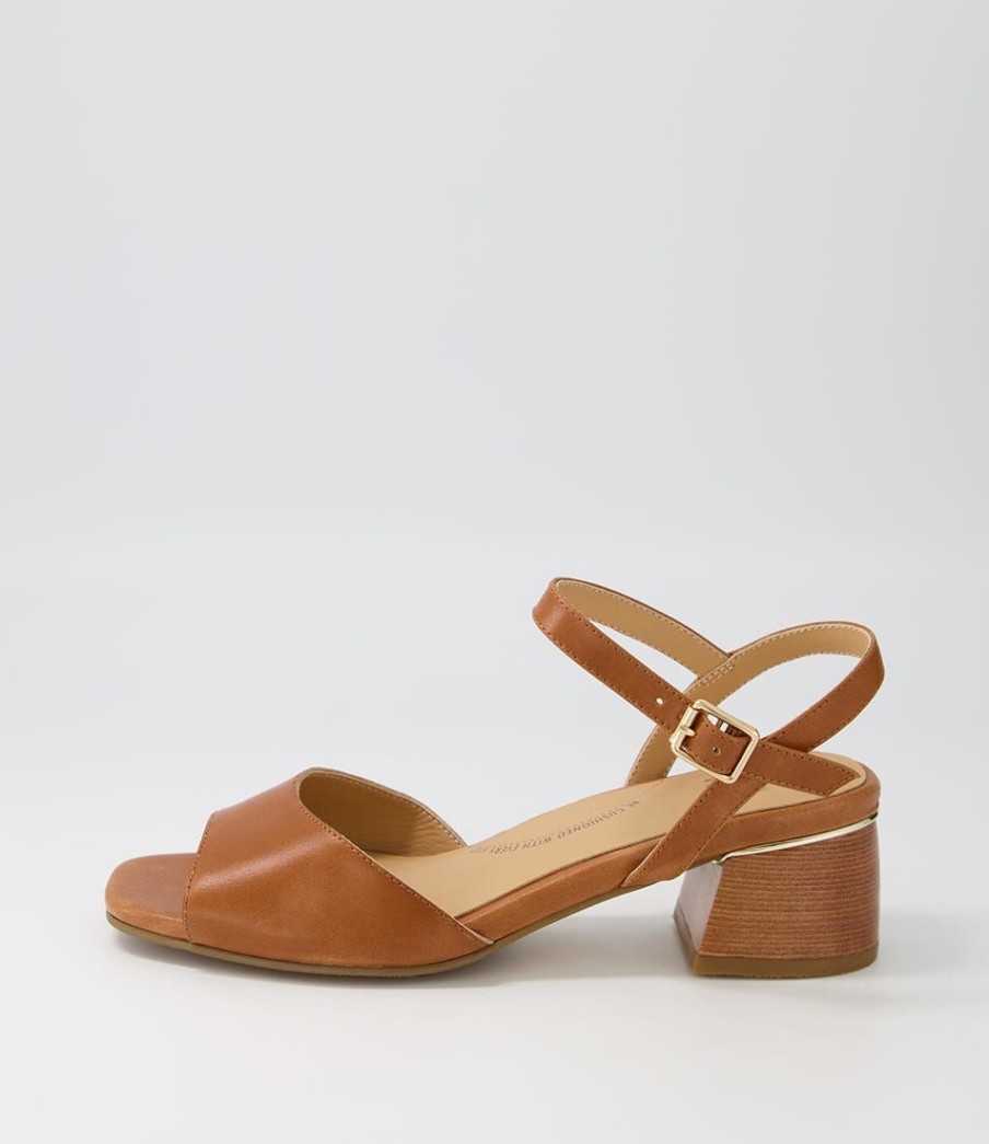 Shoes ZIERA | Cabo W Tan Leather Sandals