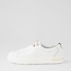 Shoes DJANGO & JULIETTE | Wattel White Leather Sneakers