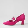 Shoes DJANGO & JULIETTE | Perkinso Fuchsia Suede Heels