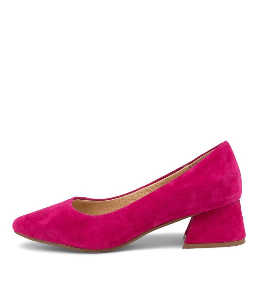 Shoes DIANA FERRARI | Wanita Fuchsia Suede Heels