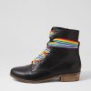 Shoes DJANGO & JULIETTE | Serge Black Leather Lace Up Boots