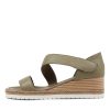 Shoes DJANGO & JULIETTE | Inori Khaki Leather Sandals