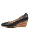 Shoes DIANA FERRARI | Lespie Blk-Nat Heel Lther