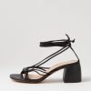 Shoes MOLLINI | Bahlia Black Leather Sandals