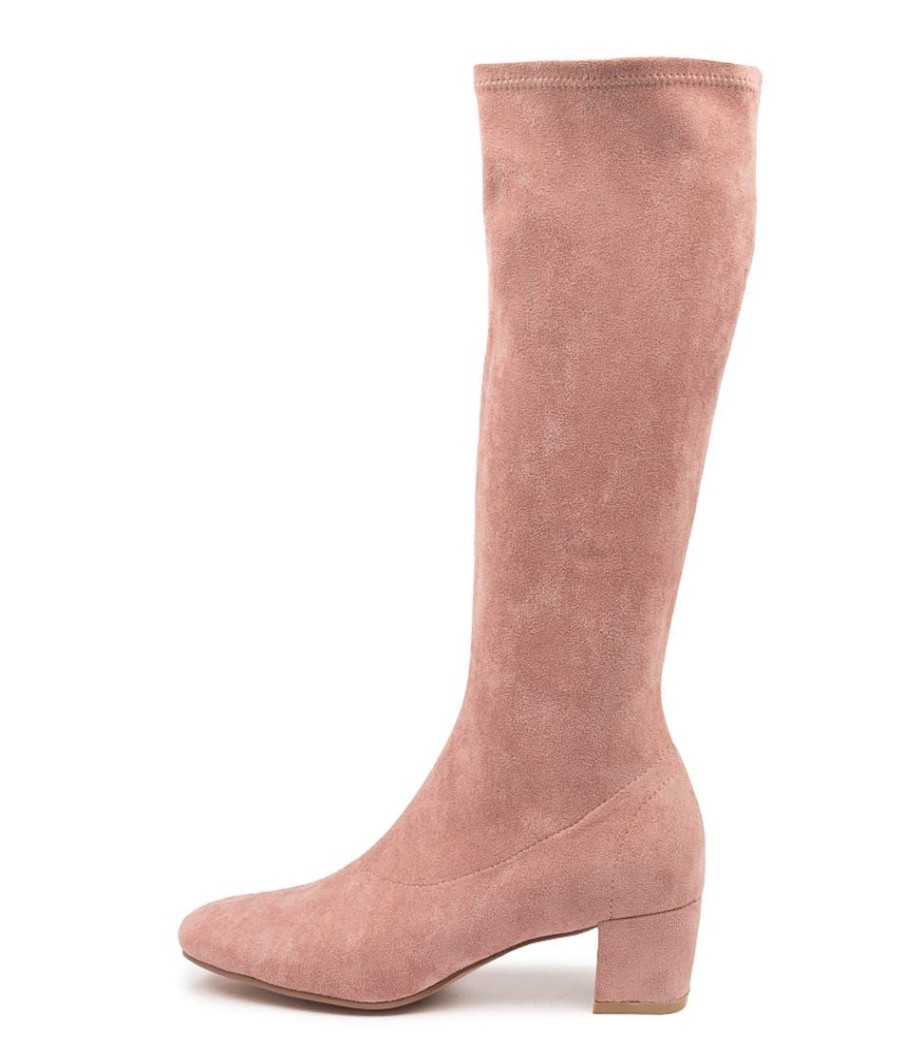 Shoes DJANGO & JULIETTE | Hayleys Blush Stretch Microsuede