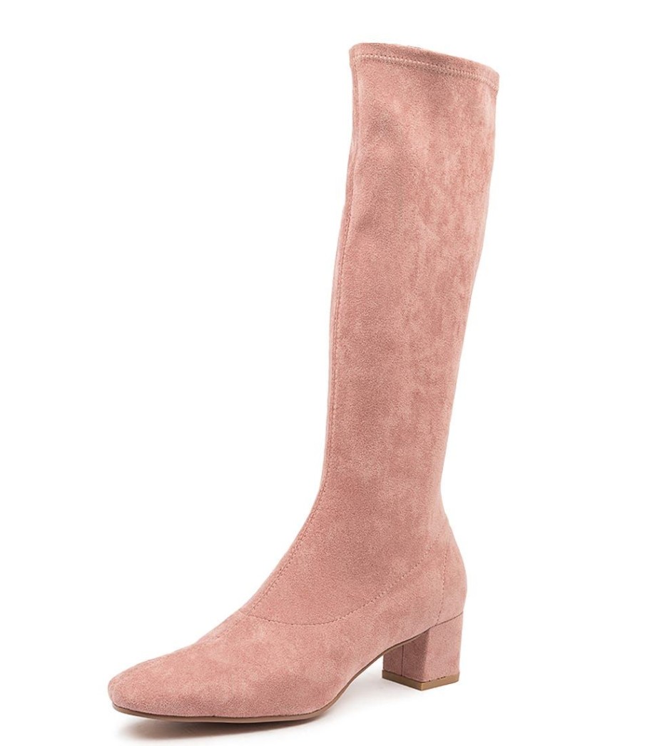 Shoes DJANGO & JULIETTE | Hayleys Blush Stretch Microsuede