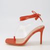 Shoes MOLLINI | Melbourne Tangerine Leather Sandals