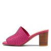 Shoes DJANGO & JULIETTE | Paiton Pink Weave Mules