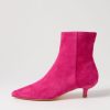 Shoes MOLLINI | Cemila Fuchsia Suede Ankle Boots