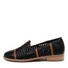 Shoes DJANGO & JULIETTE | Alycia Navy-Tan Leather